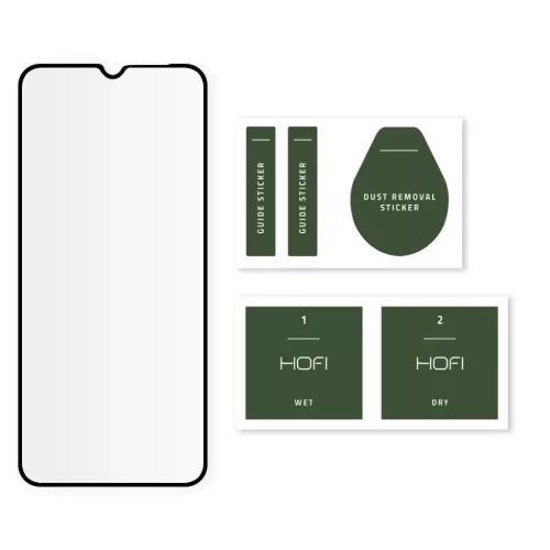 HOFI GLASS PRO+ Hybrid temperált üvegfólia Samsung A02S fekete-6216990209154 5 kép