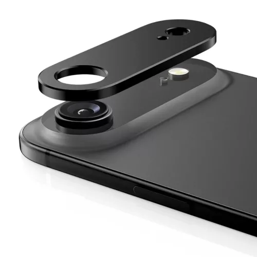  iPhone 17 Air fekete Tech-Protect Camalloy Fit+ kameravédő, üvegf�-5906302319121 2 kép