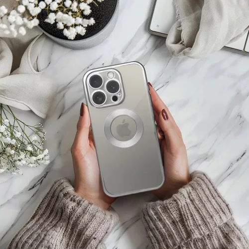  iPhone 17 Air Ezüst GLAM tok-5903396409011 5 kép