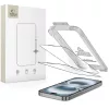 iPhone 17 Fekete Tech-protect Quick Set+ 2-pack Edzett Üveg üvegfólia