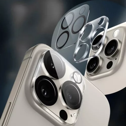  iPhone 17 Átlátszó Tech-Protect Cam Fit+ kameraüveg-5906302319091 3 kép