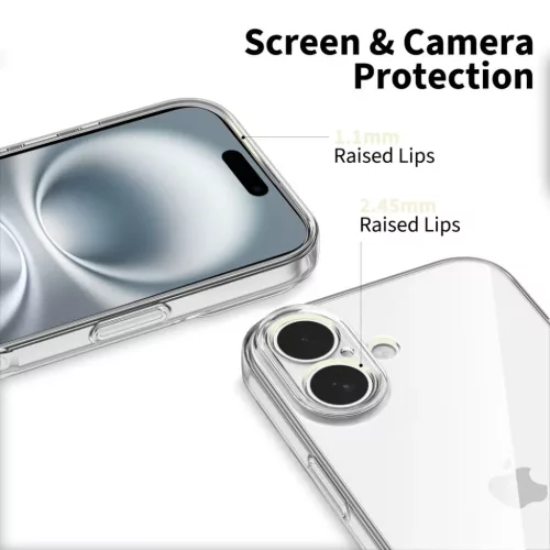  iPhone 17 Átlátszó Tech-protect Flexair tok-5906302319374 2 kép