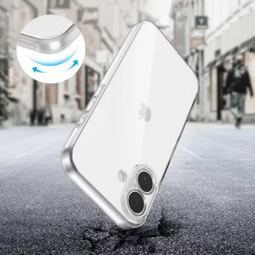  iPhone 17 Átlátszó Tech-protect Flexair tok-5906302319374 3 kép