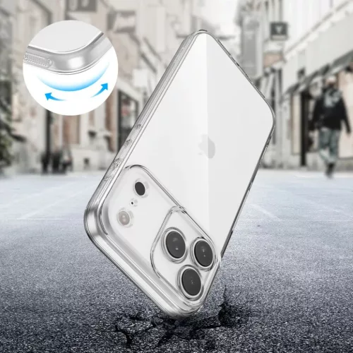  iPhone 17 Pro Max Átlátszó Tech-protect Flexair tok-5906302319404 3 kép