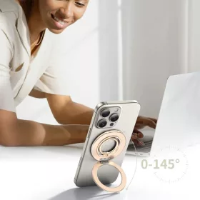 Tech-protect Mmr600 Mágneses Magsafe Telefon Gyűrű Szatén Arany-5906302331802 2 kép