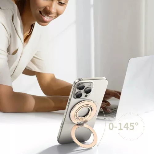 Tech-protect Mmr600 Mágneses Magsafe Telefon Gyűrű Szatén Arany-5906302331802 2 kép