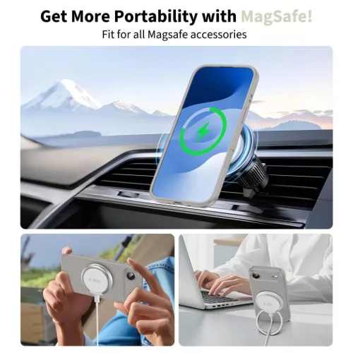  iPhone 17 Air Kőszürke Tech-protect Szilikon Magsafe tok-5906302330263 3 kép