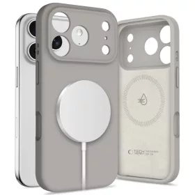  iPhone 17 Pro Kőszürke Tech-protect Szilikon Magsafe tok