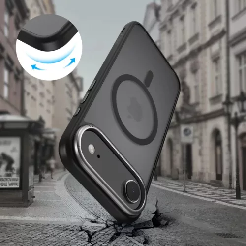  iPhone 17 Air Matt Fekete/gunmetal Tech-protect Magedge Magsafe tok-5906302330461 5 kép