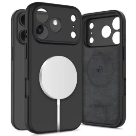  iPhone 17 Pro Max Fekete Tech-protect Szilikon Magsafe tok