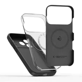 iPhone 17 Pro Max Fekete Tech-protect Szilikon Magsafe tok-5906302330164 2 kép