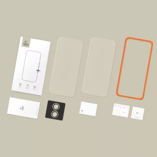  iPhone 17 Átlátszó Tech-Protect Easy Set+ 3-csomag üvegfólia-5906302319268 8 kép