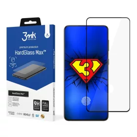   Samsung S21 3MK Hardglass Max FP kijelzővédő üvegfólia fekete