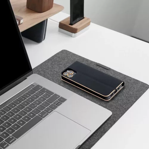 LUNA fliptok arany színben Xiaomi Redmi A5 (173,3 x 79,4 x 8,26) feke-5903396412530 6 kép