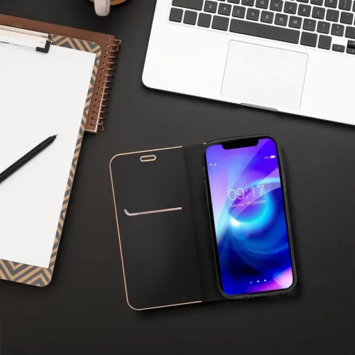 LUNA fliptok arany színben Xiaomi Redmi A5 (173,3 x 79,4 x 8,26) feke-5903396412530 7 kép
