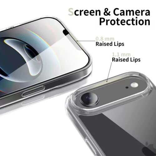  iPhone 17 Air Átlátszó Tech-protect Flexair Hybrid tok-5906302319428 4 kép