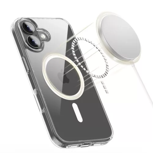  iPhone 17 Átlátszó Tech-protect Flexair Hybrid Magsafe tok-5906302319459 2 kép