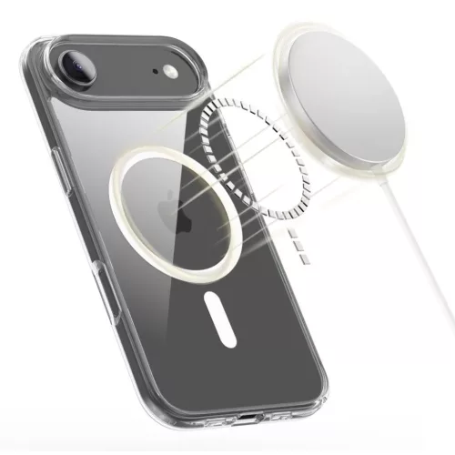  iPhone 17 Air áttetsző Tech-protect Flexair Hybrid Magsafe tok-5906302319466 2 kép