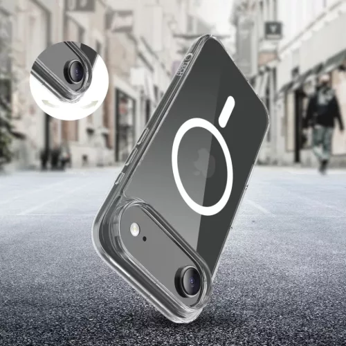  iPhone 17 Air áttetsző Tech-protect Flexair Hybrid Magsafe tok-5906302319466 3 kép