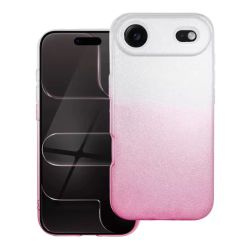  iPhone 17 Air átlátszó rózsaszín SHINING tok-5903396407802 5 kép