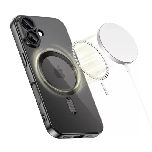  iPhone 17 fényes fekete Tech-protect Magflex Magsafe tok-5906302319657 2 kép