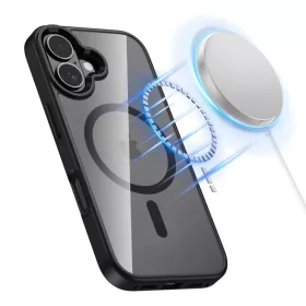  iPhone 17 fekete/áttetsző Tech-protect Magmat Magsafe tok-5906302319893 2 kép