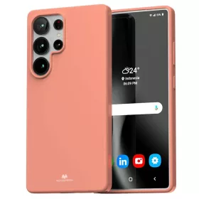  Samsung Galaxy S25 Ultra rózsaszín Mercury Soft tok