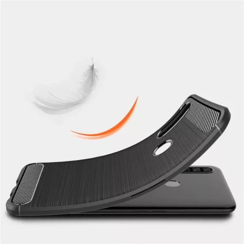 Szénszál mintájú TPU tok Oppo A31 fekete-9111201924574 6 kép
