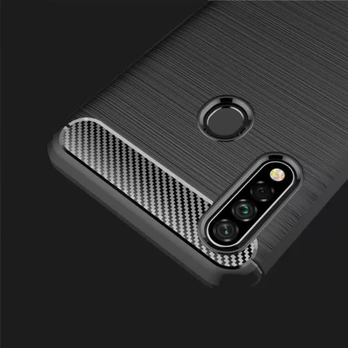 Szénszál mintájú TPU tok Oppo A31 fekete-9111201924574 7 kép