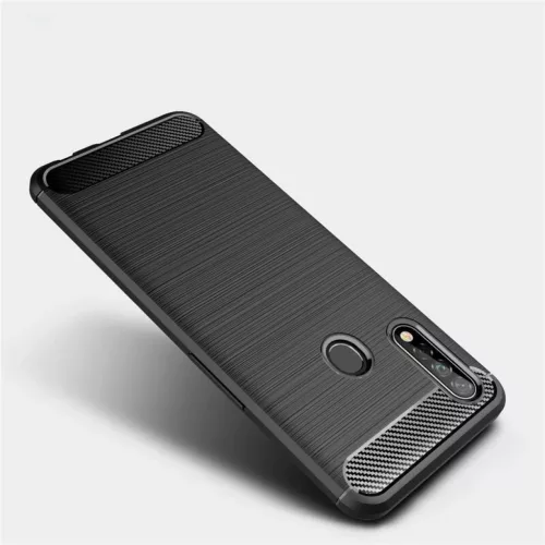 Szénszál mintájú TPU tok Oppo A31 fekete-9111201924574 8 kép
