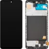 LCD kijelző modul MP Samsung Galaxy A51 A515, utángyártott, fekete-0641956272914 1 kép