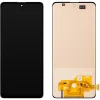 LCD kijelzőmodul MP Samsung Galaxy A51 A515 készülékhez, keret nélkül, utángyártott, fekete