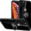 iPhone 12 Pro Max Clear Carbon szénszál mintás tok gyűrű támassz-5902429909368 1 kép