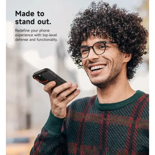 iPhone 16 Pro Max Fekete Suritch Magsafe Kihajtható állványos és k-6977140251781 6 kép