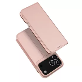    iPhone 17 Pro Max rózsaszín DUX DUCIS pénztárca tok SKIN PRO