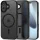  iPhone 17 matt fekete Tech-protect Magmat Magsafe tok