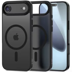  iPhone 17 Air Matte Fekete Tech-protect Magmat Magsafe tok