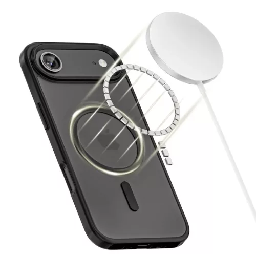  iPhone 17 Air Matte Fekete Tech-protect Magmat Magsafe tok-5906302319862 2 kép