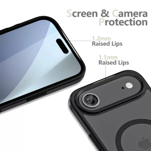  iPhone 17 Air Matte Fekete Tech-protect Magmat Magsafe tok-5906302319862 3 kép