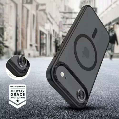  iPhone 17 Air Matte Fekete Tech-protect Magmat Magsafe tok-5906302319862 5 kép