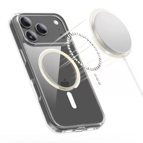  iPhone 17 Pro Max átlátszó Tech-protect Flexair Hybrid Magsafe tok-5906302319480 2 kép