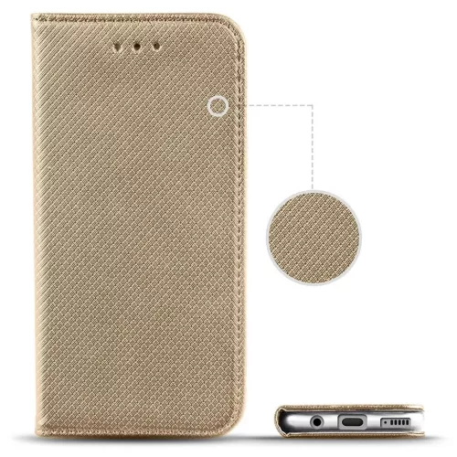 Mágneses fliptok MOTOROLA MOTO G9 POWER arany-5900495888655 6 kép