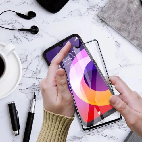 5D Full Glue kijelzővédő üvegfólia kerámiával Samsung S21 Ultra-5903396089992 4 kép