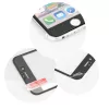 5D Full Glue kijelzővédő üvegfólia Samsung S21 Ultra fekete-5903396090332 2 kép