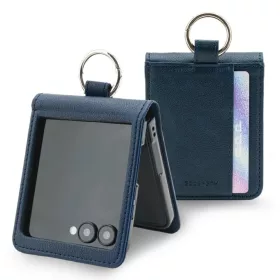    Samsung Galaxy Z Flip 7 Sötétkék Mercury Basic napló fliptok