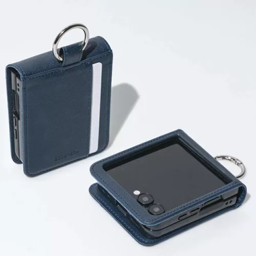  Samsung Galaxy Z Flip 7 Sötétkék Mercury Basic napló fliptok-8800299669870 2 kép