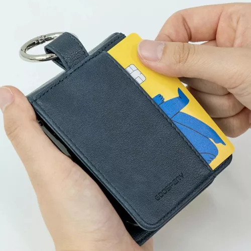  Samsung Galaxy Z Flip 7 Sötétkék Mercury Basic napló fliptok-8800299669870 4 kép