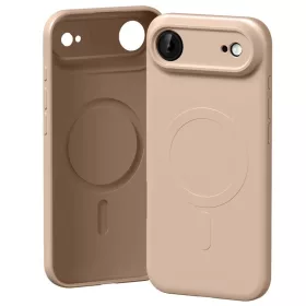    iPhone 17 Air Pink Sand Mercury részben szilikonos MagSafe tok