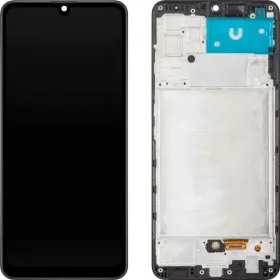   LCD Kijelzőmodul Samsung Galaxy A32 A325, Utángyártott, Fekete