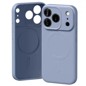  iPhone 17 Pro Lila Mercury Semi-Silicone MagSafe tok